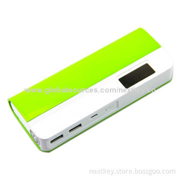 Dual USB Port Mobile Power Bank with 8,000mAh Capacity, 5V/2A Output, Universal UseNew